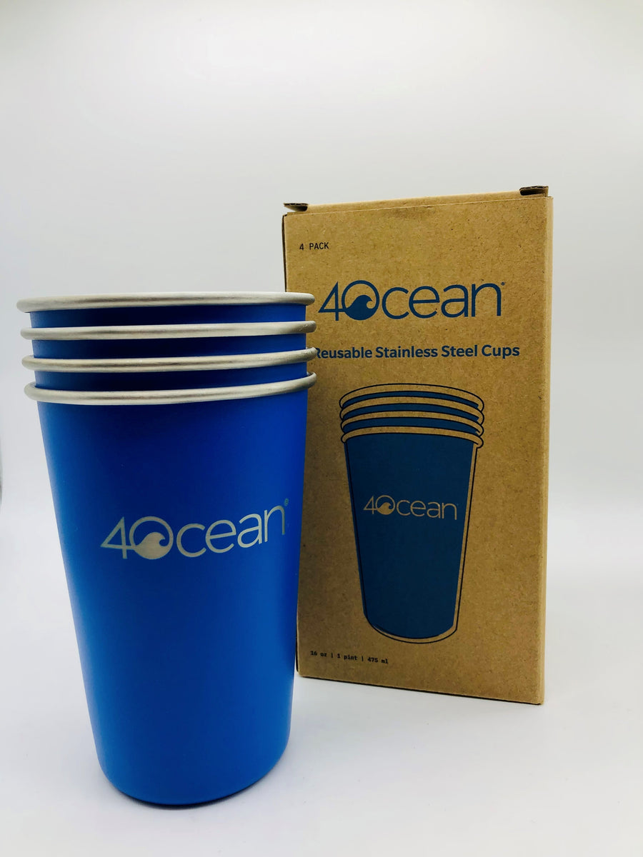 Metal Measuring Cup 4 Piece Set - Ocean Price - MC-M4 OCEAN