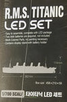 TITANIC 1/700 SCALE MODEL WITH LED LIGHTS