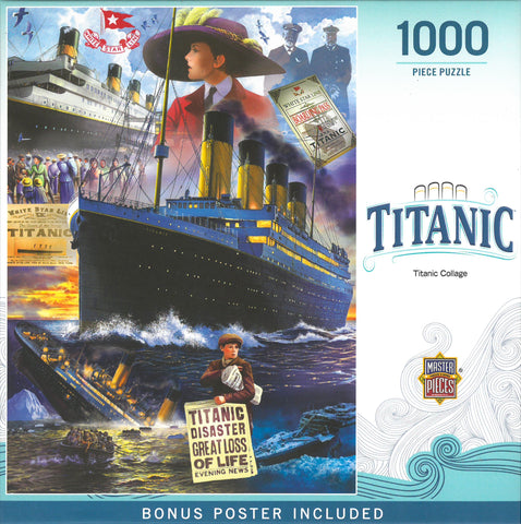 TITANIC COLLAGE IMAGES 1000 PIECE PUZZLE