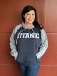 TITANIC 2 TONE HOODIE WITH RAGLAN SLEEVES