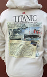 TITANIC POSTCARD HOODED FLEECE XXL AND XXXL SIZES