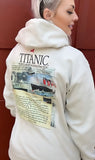 TITANIC POSTCARD HOODED FLEECE XXL AND XXXL SIZES