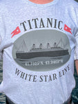 TITANIC OVAL COORDINATES T SHIRT