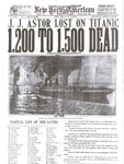 TITANIC REPLICA NEWSPAPER - THE NEW YORK AMERICAN - APRIL 16, 1912