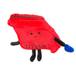 TITANIC MISSOURI SHAPED PLUSH WITH BLUE HEART