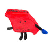 TITANIC MISSOURI SHAPED PLUSH WITH BLUE HEART