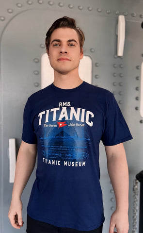 RMS TITANIC BLUEPRINT T SHIRT