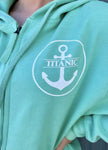 TITANIC ESSENTIAL ANCHOR EMBLEM FULL ZIP HOODIE