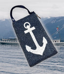 TITANIC ANCHOR BEADED MINI CROSSBODY BAG