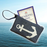 TITANIC ANCHOR BEADED MINI CROSSBODY BAG