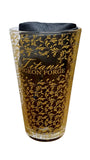 TITANIC GOLD FILIGREE PINT GLASS