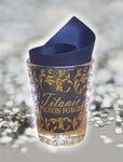 TITANIC GOLD FILIGREE SHOT GLASS