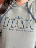 TITANIC MUSEUM ATTRACTION ELEGANT LOGO FLEECE HOODIE XXL