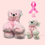 SMALL TITANIC HUGGABLE PINK BEAR CANCER AWARENESS EDITION