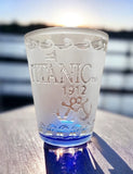 TITANIC ETCHED ARCTIC FROST SHOT GLASS