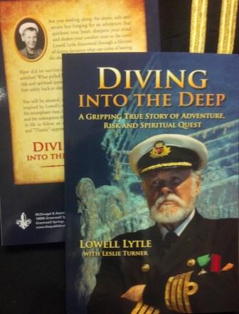 DIVING INTO THE DEEP HARDCOVER BY: LOWELL LYTLE