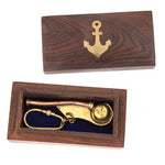 3" BOSUN WHISTLE IN A WOODEN CASE