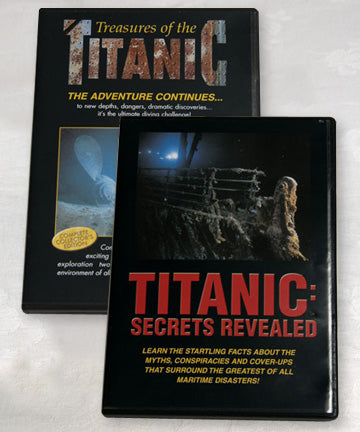 TITANIC SECRETS AND TREASURES  2 PACK DVD SET