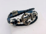 LEATHER ANCHOR BRACELET