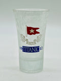 TITANIC FROSTED TALL SHOT GLASS